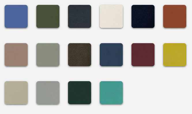 Emu steel finishes available