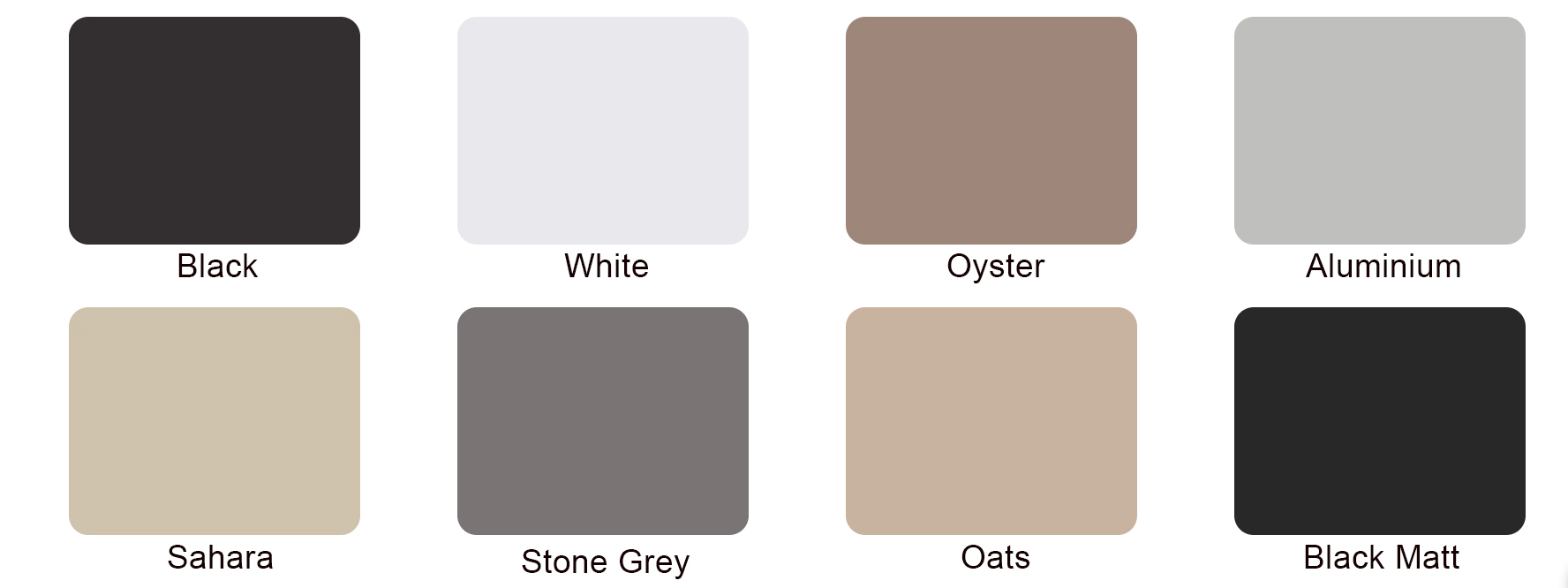 8 fragranite finishes 