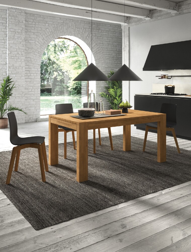 Tavoli più venduti - MOOD - Tavolo allungabile in legno massello o rovere rustico