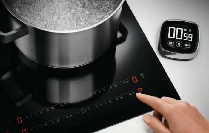 Electrolux EIL83443BW 600 Bridge induction hob - 80 cm, built-in 75 x 49 cm, maximum power 4600 W, available in both white and black, Slider Touch controls, countdown timer, timer, automatic shut-off, Bridge zone, immediate shipping!