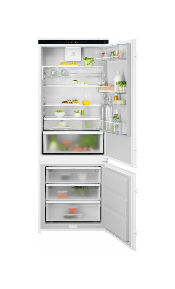 Electrolux KNR7TE75S Serie 700 Built-in refrigerator with freezer cm. 70 h 189 - lt. 376