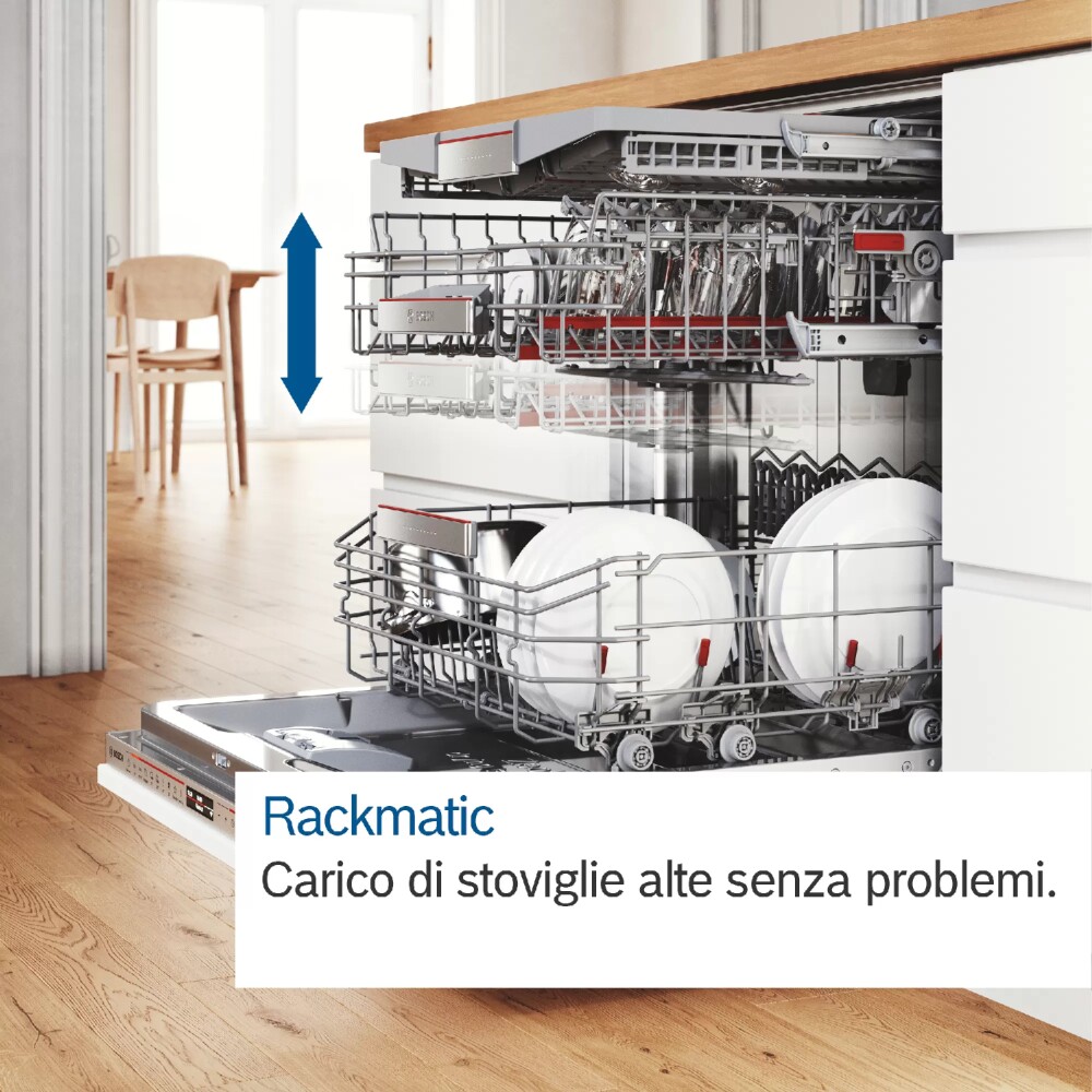 Lavastoviglie Bosch SMH6YCX02E, esempio di carico lavastoviglie