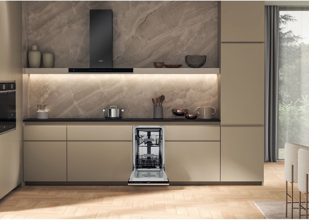 Whirlpool WH6IC11BS7LA0 - Integrated slim dishwasher total cm. 45, 11 place settings, immediate shipping
