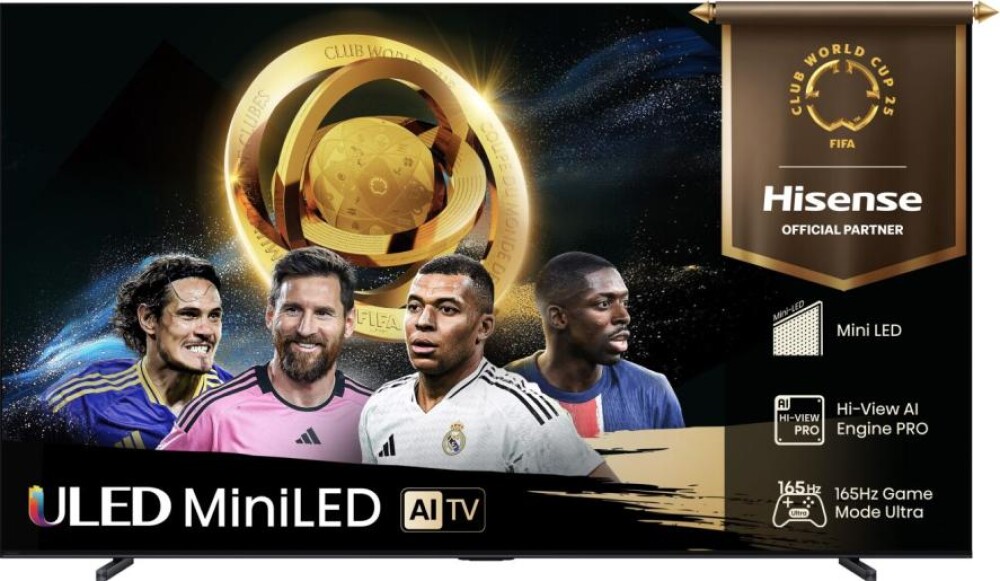 Hisense 100U7Q 100" 4k ultra hd mini-led uled smart tv - black/dark gray