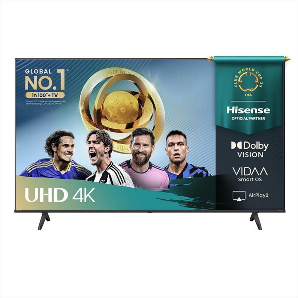 
Hisense 65A69Q Smart tv led 65" 4k ultra hd - nero