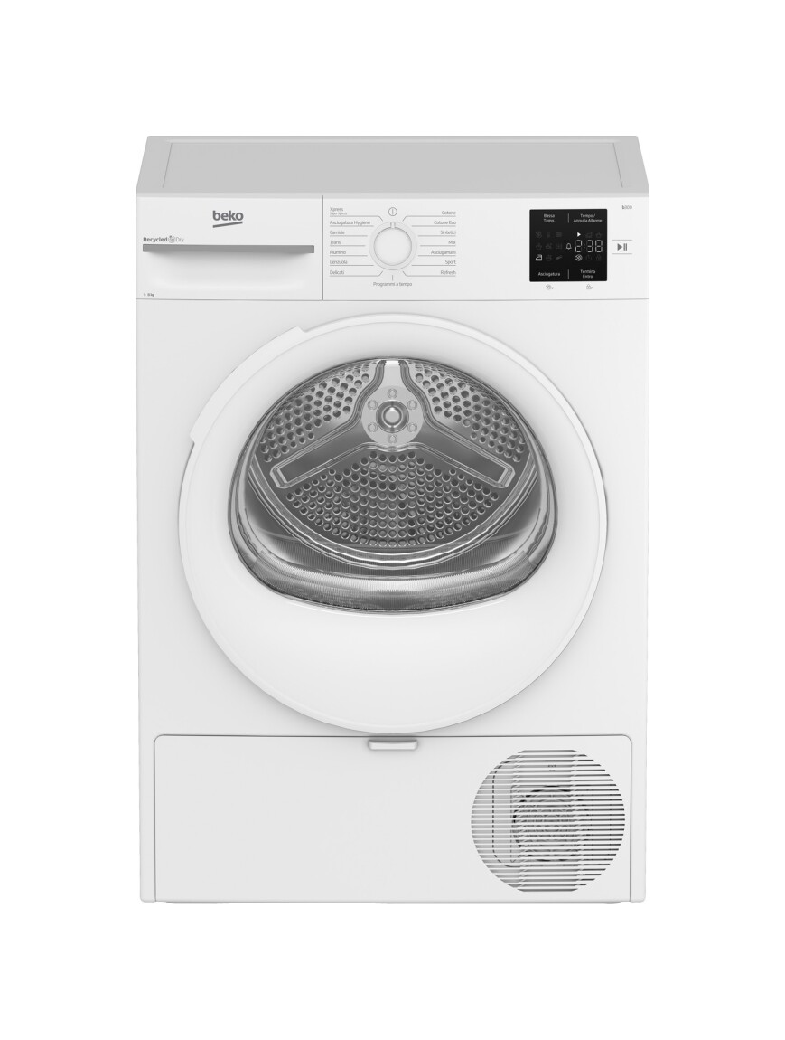 Migliori Asciugatrici - Beko BMTR38W Asciugatrice cm. 60 - capacità - 8 kg - bianco