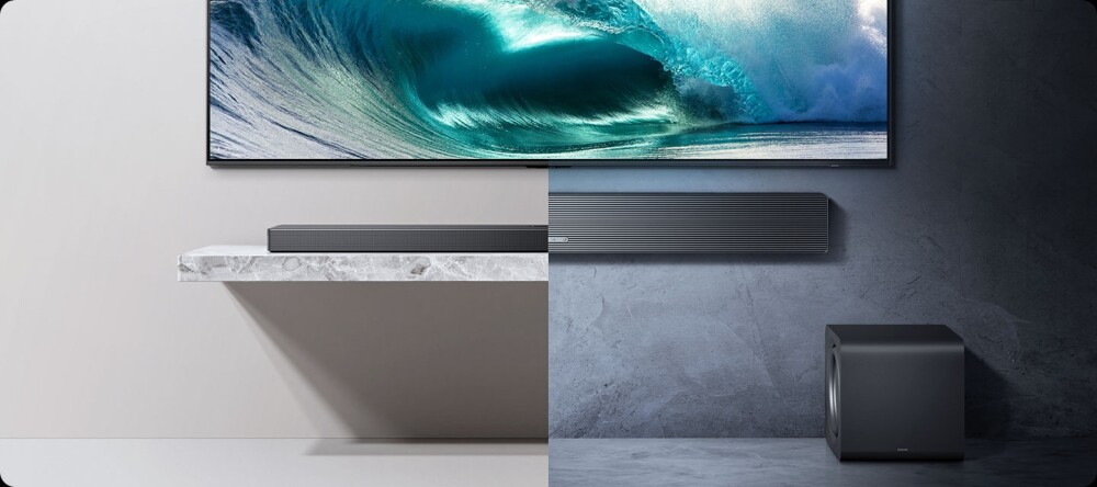 perché comprare una soundbar - Samsung HW-QS700F/ZF Soundbar con subwoofer - 3.1.2 canali - nero